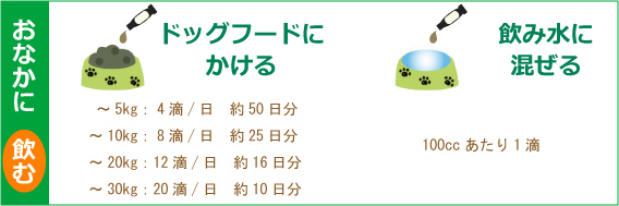 おなかに